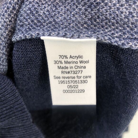 Apt. 9 Men's Soft Colorblock Merino Sweater Size Small - Picture 10 of 11